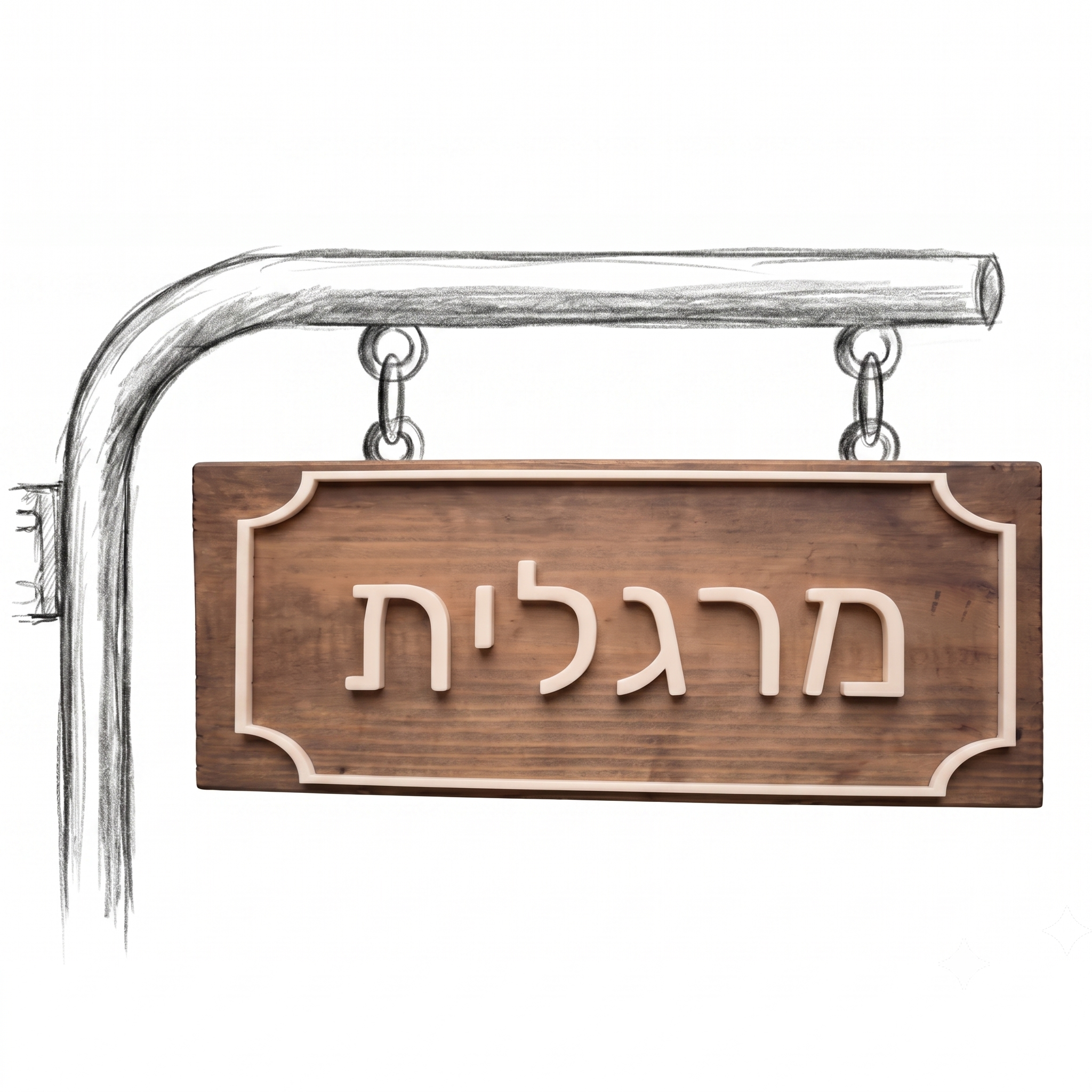 שלט כניסה לצימר משק