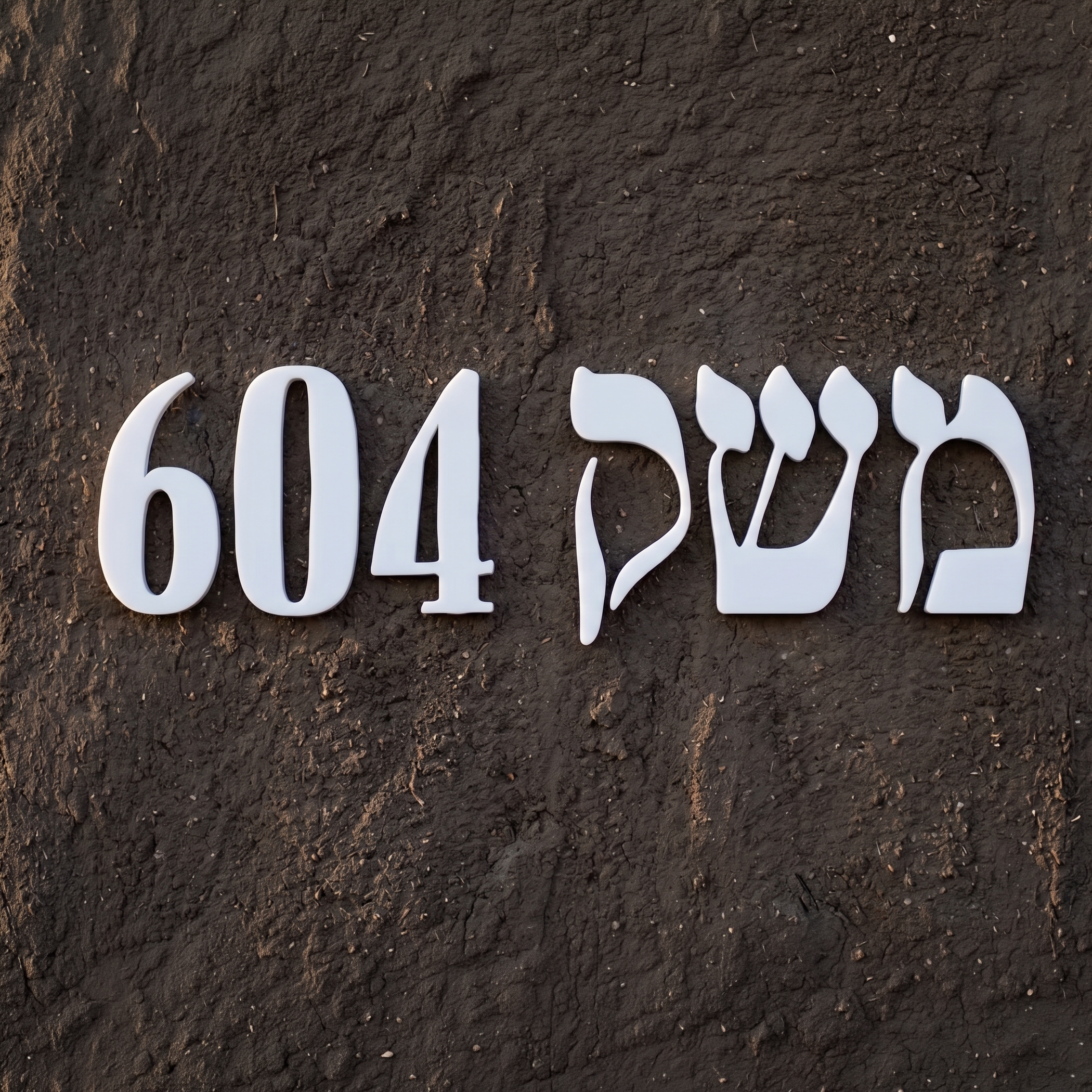 אותיות אקריל בולטות לשילוט והדבקה