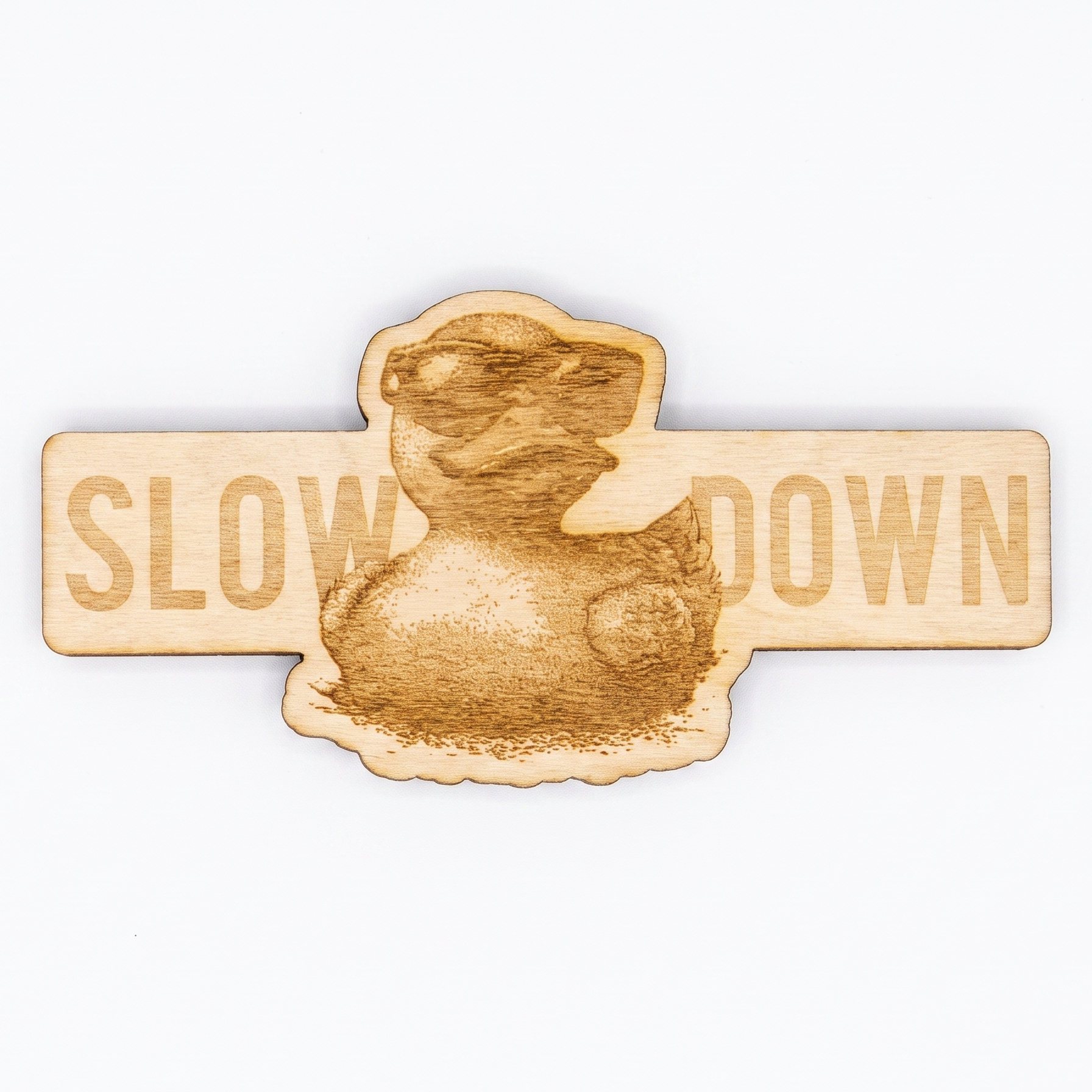 מגנט ברווז SLOW DOWN