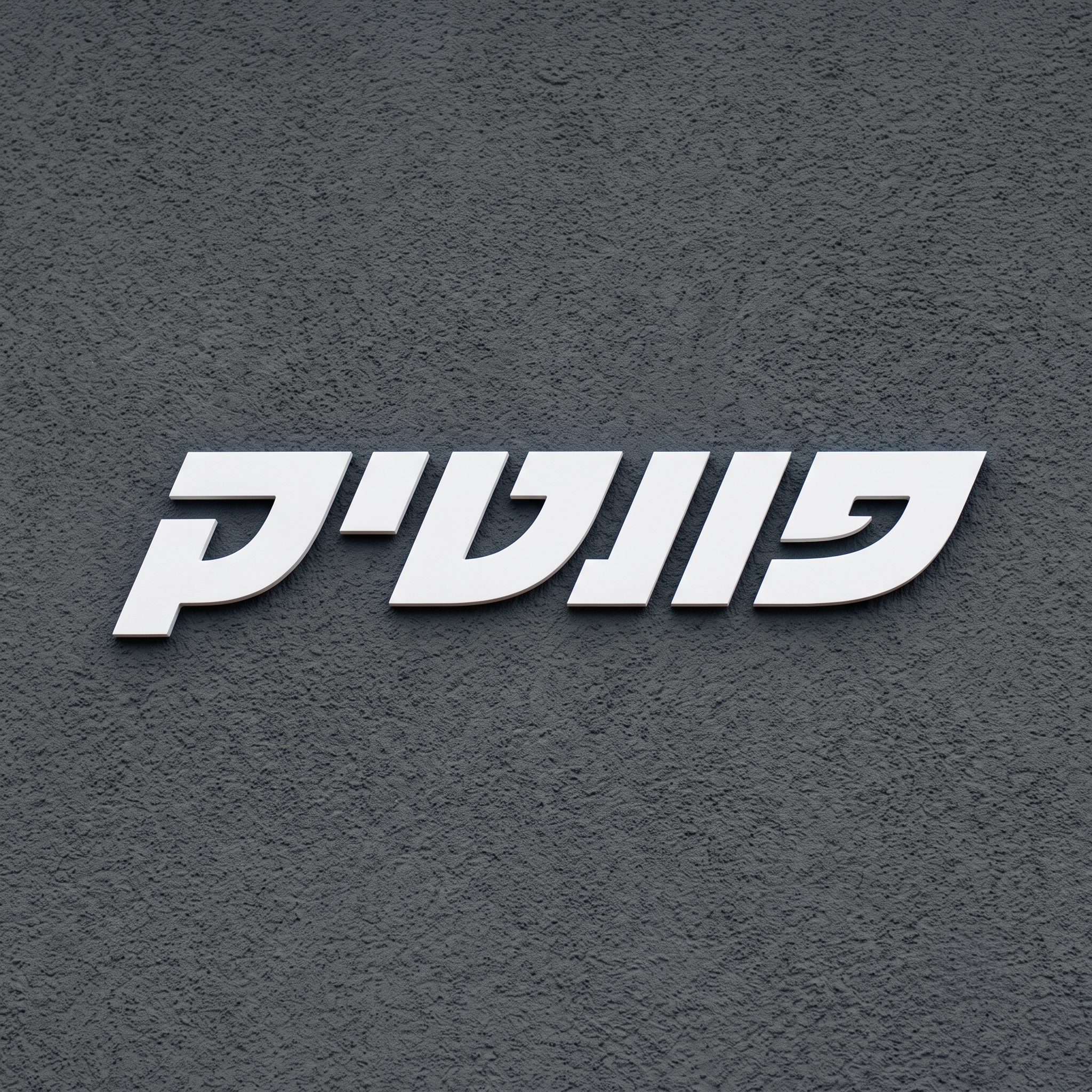 אותיות אקריל בולטות לשילוט והדבקה