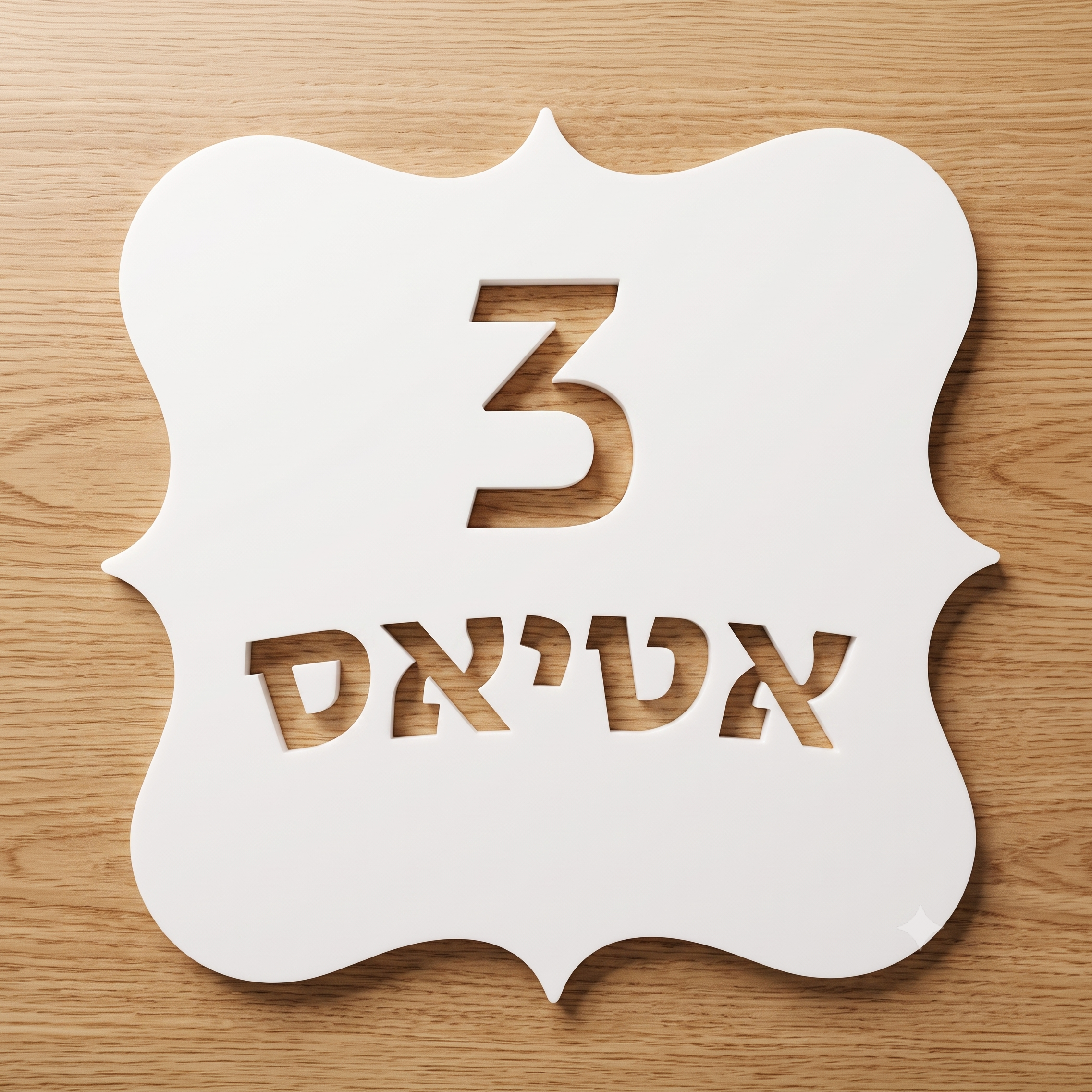 שלט לבית מגן אצולה