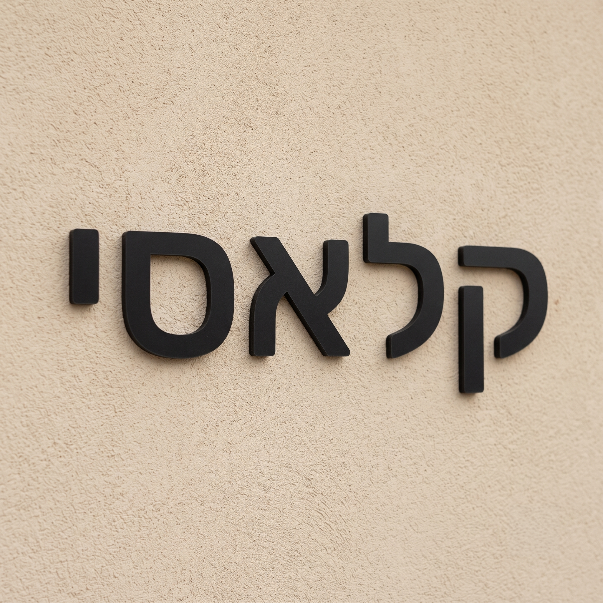 אותיות אקריל בולטות לשילוט והדבקה