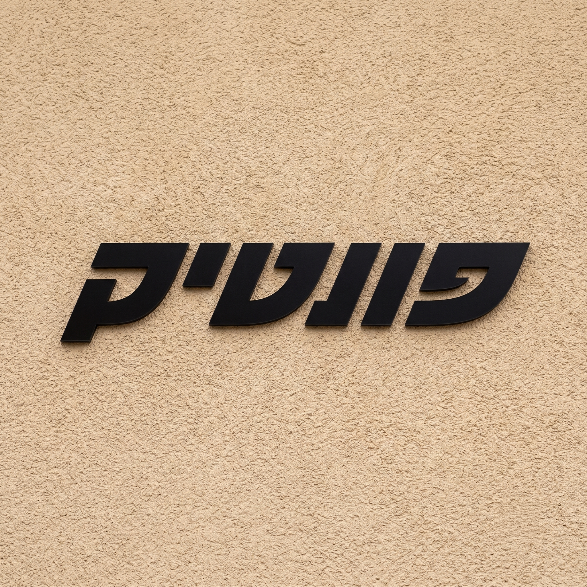 אותיות אקריל בולטות לשילוט והדבקה